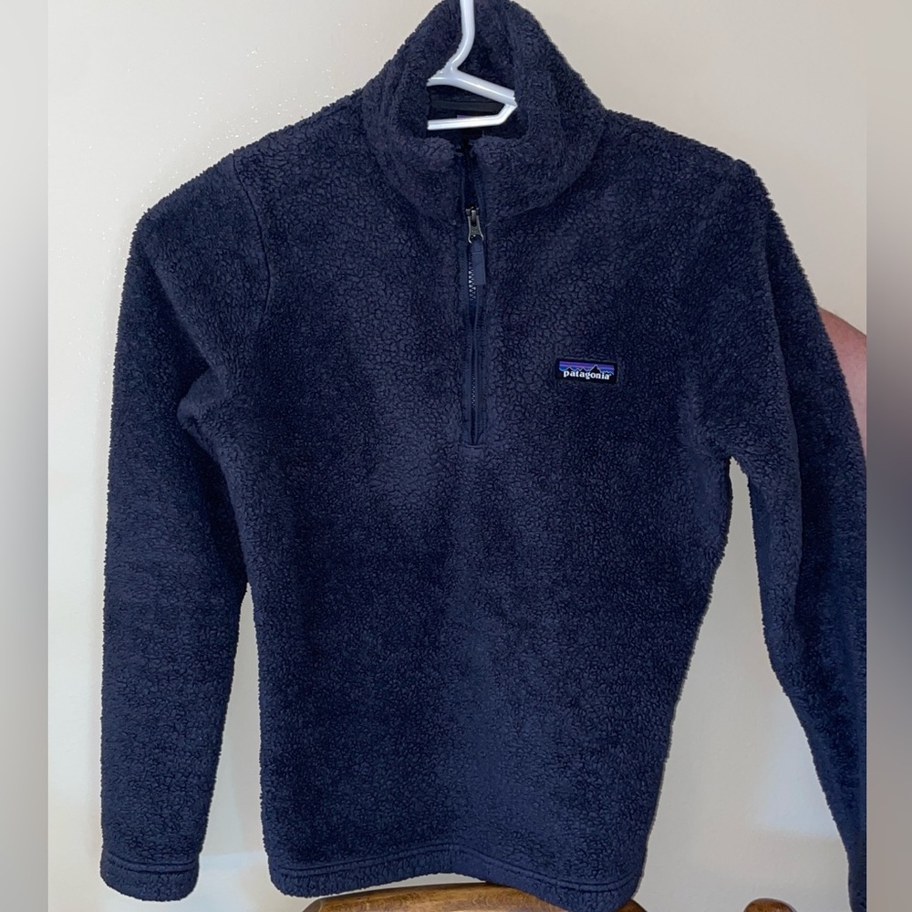 Patagonia Dark Blue Half- Zip Sweater